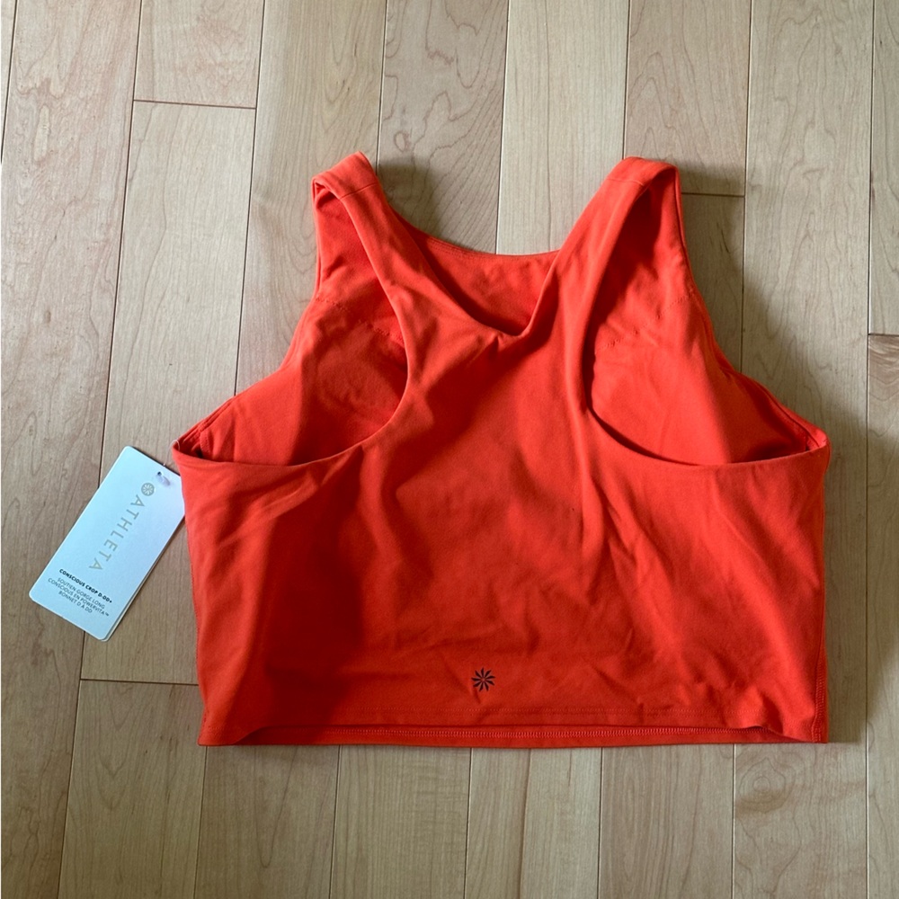 Athleta Conscious Crop D-DD+ bra flame orange - Picture 3 of 4